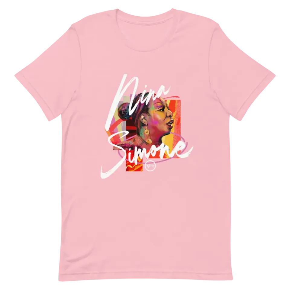Verve Nina Simone Nina's Back T-skjorte rosa S-2X