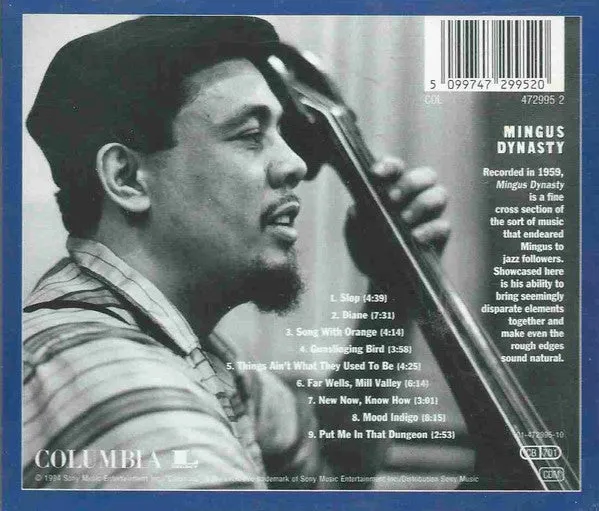 Charles Mingus Mingus Dynasty CD brukt album remaster