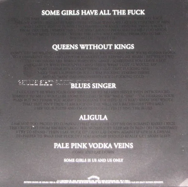Some Girls The Blues 7" vinylsingel grå hardcore brukt