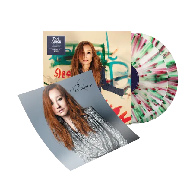 Tori Amos Unrepentant Geraldines 2LP vinyl splatter signert