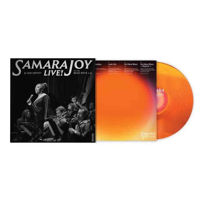 Samara Joy Live At The Blue Note L.A. LP pumpkin spice vinyl