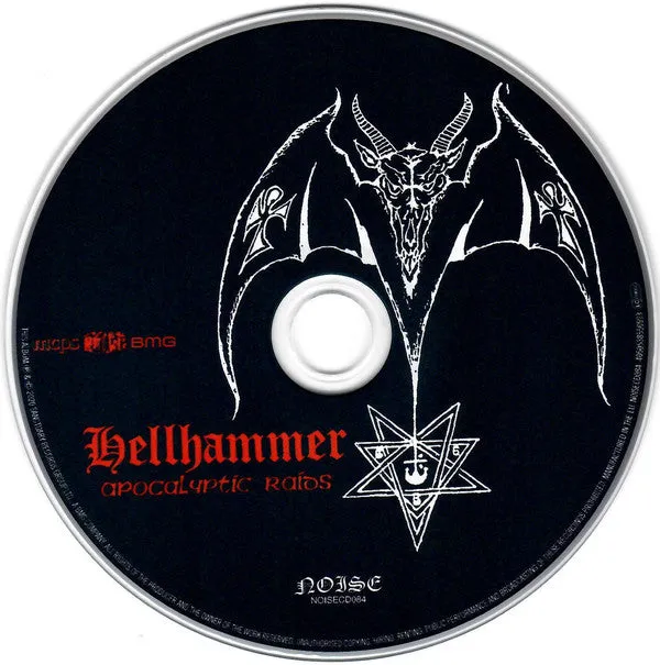 Hellhammer Apocalyptic Raids CD mediabook brukt