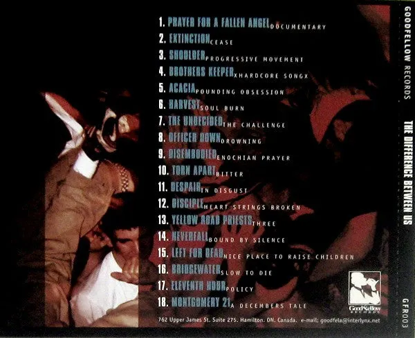 Various The Difference Between Us CD samling brukt