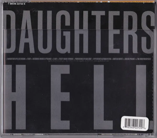 Daughters Hell Songs CD brukt VG+ hardcore