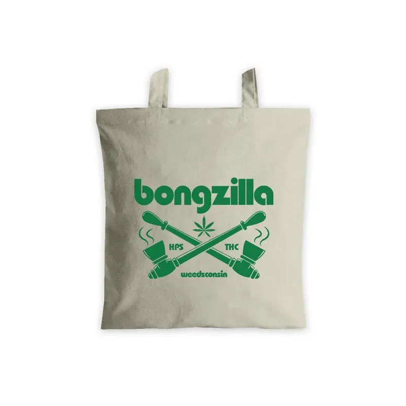 Bongzilla #01 totebag rød natural