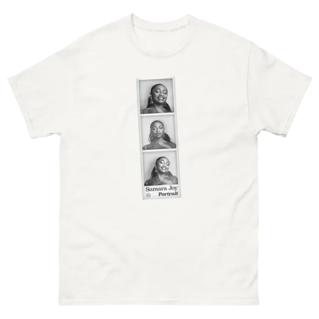 Samara Joy Portrait t-skjorte filmstripe S–2X