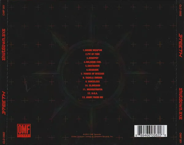 3Teeth Shutdown.exe CD brukt G+ industrial metal