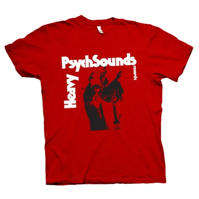 Heavy Psych Sounds #27 t-skjorte rød bomull