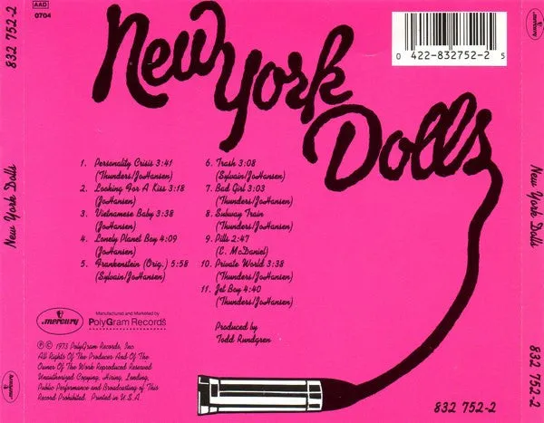 New York Dolls New York Dolls CD brukt glam