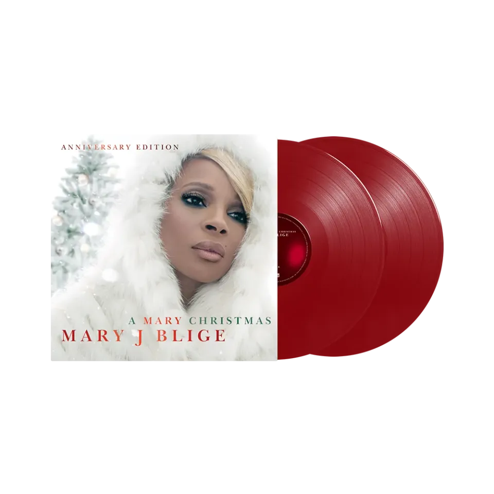 Mary J. Blige A Mary Christmas vinylplate 2LP farget