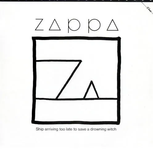 Frank Zappa Ship Arriving Too Late LP vinyl brukt remaster