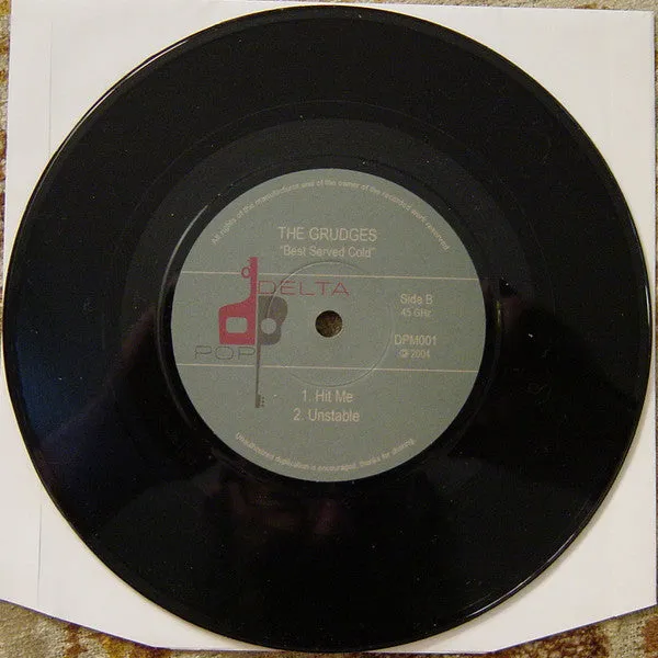 The Grudges Best Served Cold 7" vinylsingel Ltd nummerert