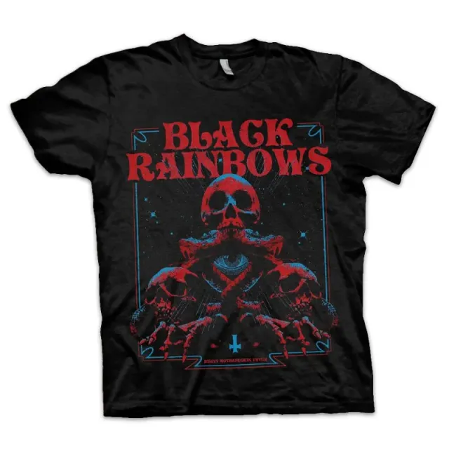 Heavy Psych Sounds Black Rainbows #08 T-skjorte svart