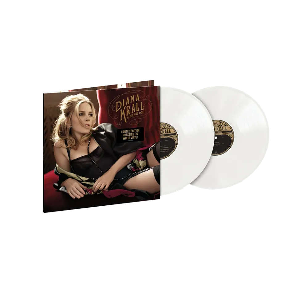 Diana Krall Glad Rag Doll vinylplate hvit 2LP limited edition