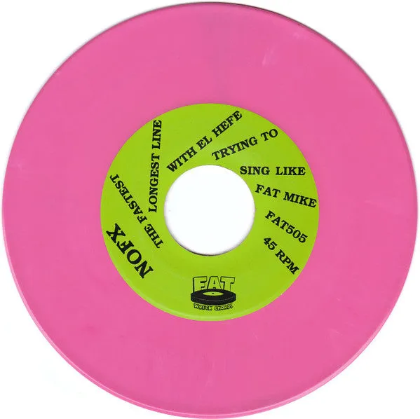 NOFX Liza And Louise 7" singel magenta vinyl brukt