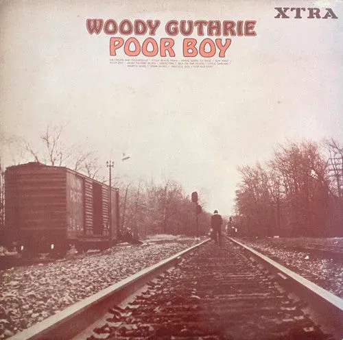 Woody Guthrie Poor Boy LP brukt folk