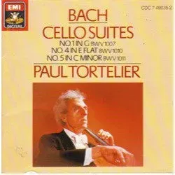 Bach Tortelier Cello Suites CDC 7 49035 2 CD barokk