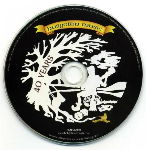 Various Hobgoblin Music 40 Years CD brukt folk-samling