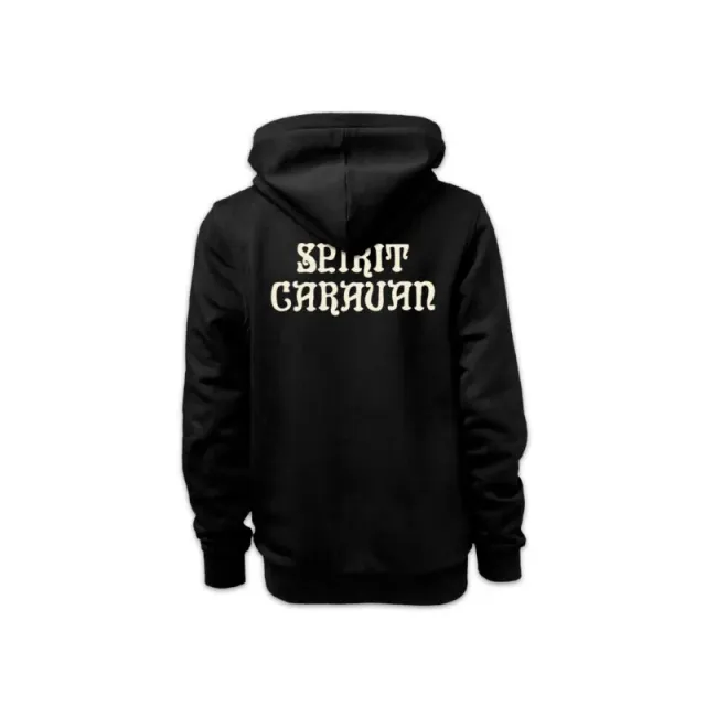 Spirit Caravan #02 Hettegenser zip svart doom