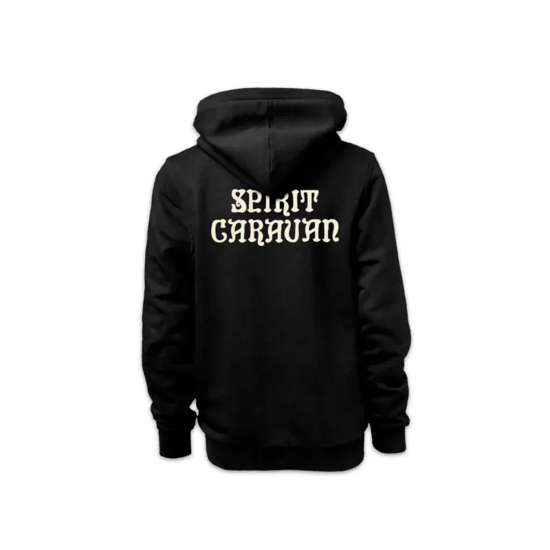 Spirit Caravan #02 Hettegenser zip svart doom