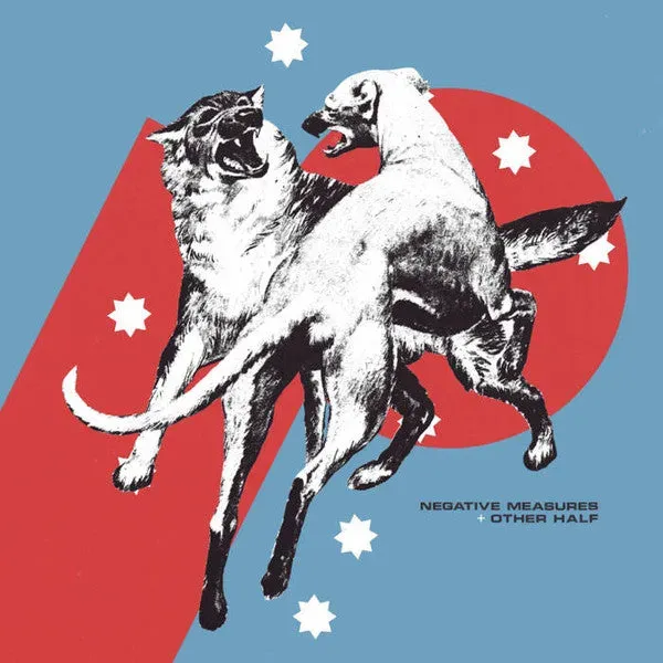 Other Half Negative Measures split 7" vinyl rød brukt punk