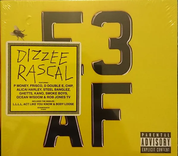 Dizzee Rascal E3 AF CD album brukt digipak