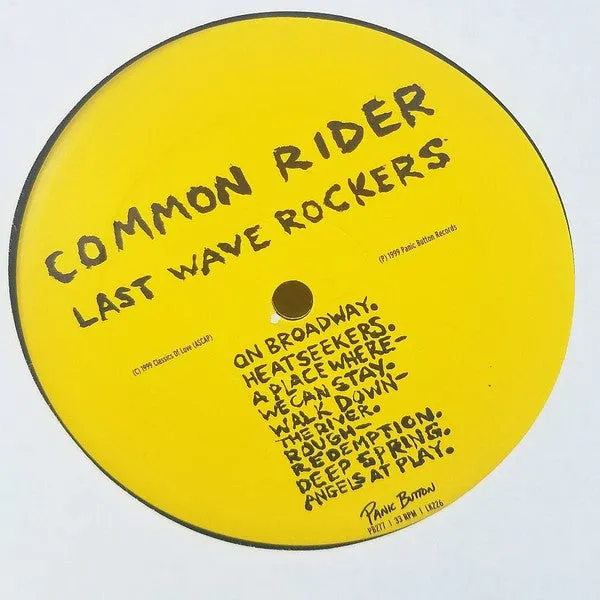 Common Rider Last Wave Rockers LP vinyl brukt førstepress