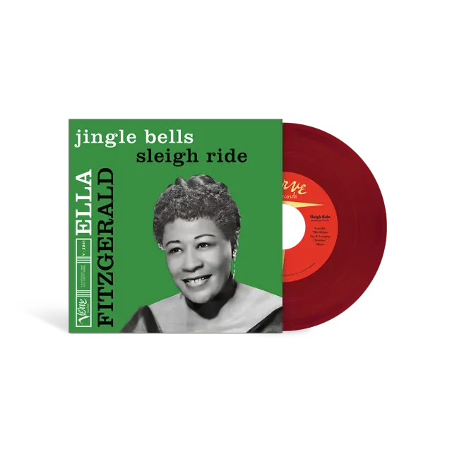 Verve Ella Fitzgerald Sleigh Ride 7" vinylsingel rød