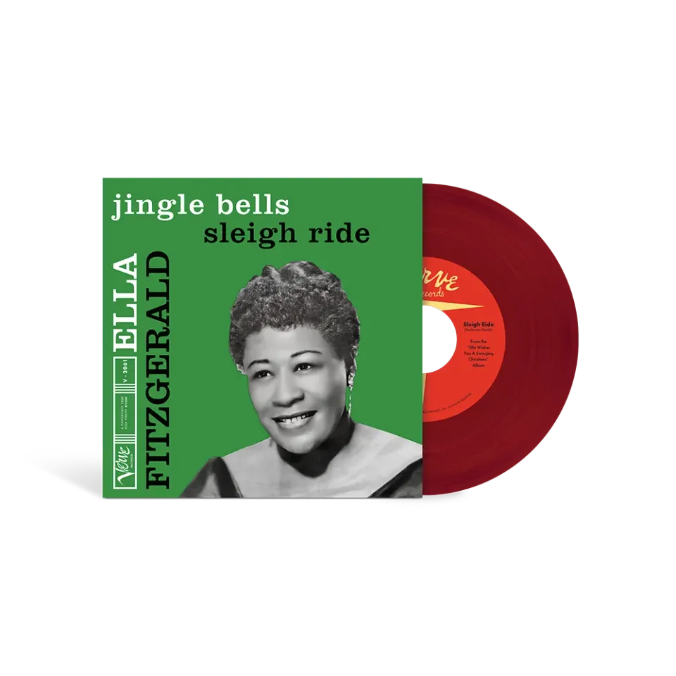 Verve Ella Fitzgerald Sleigh Ride 7" vinylsingel rød