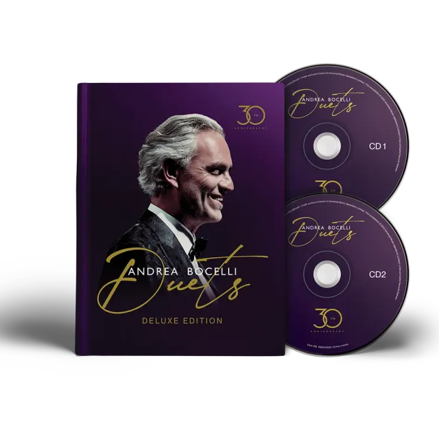 Andrea Bocelli Duets 30th Anniversary dobbel-CD deluxe