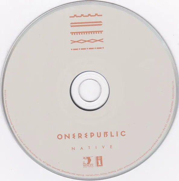 OneRepublic Native CD reissue 19 spor brukt
