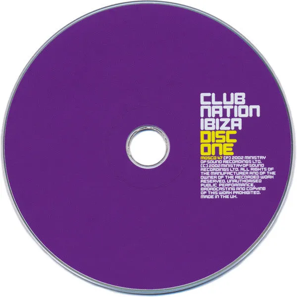 Various Club Nation Ibiza 2xCD brukt mix trance house