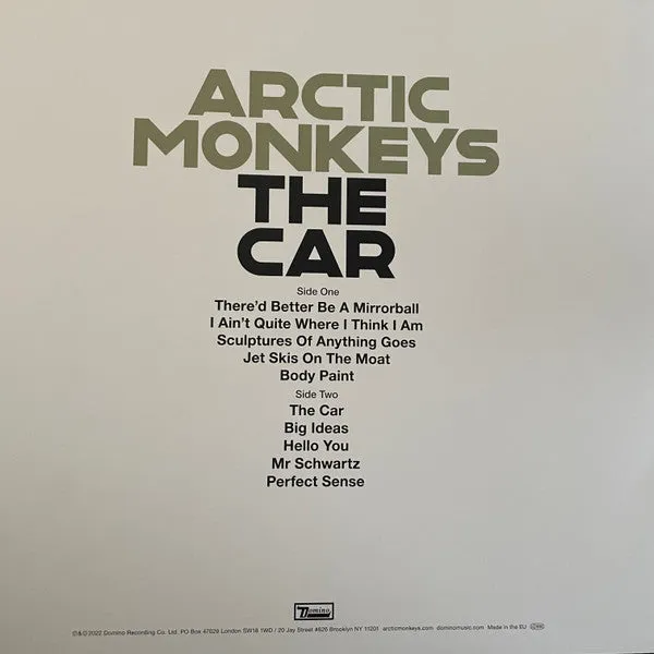 Arctic Monkeys The Car vinyl LP custard limited brukt