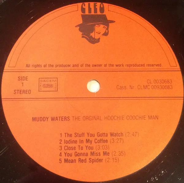 Muddy Waters The Original Hoochie Coochie Man LP brukt blues