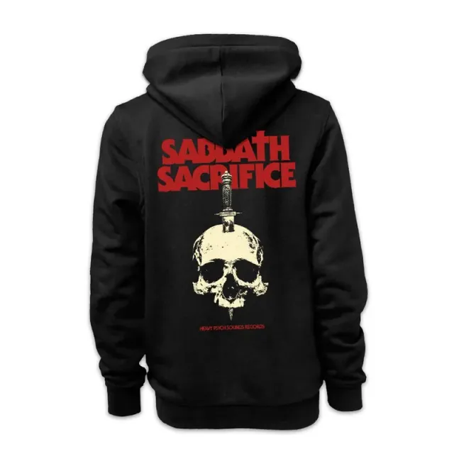 Heavy Psych Sounds #18 zip-hoodie svart kraftig