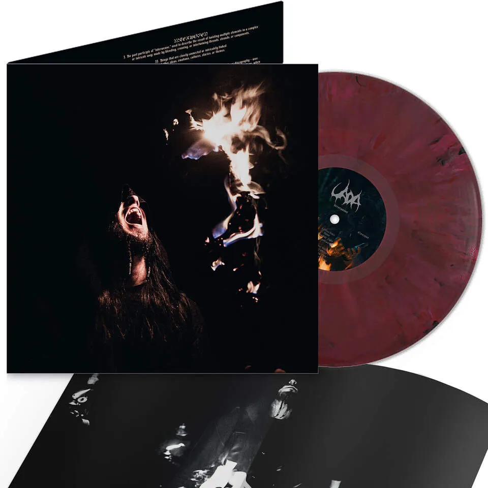 UADA Interwoven vinyl LP rød marble