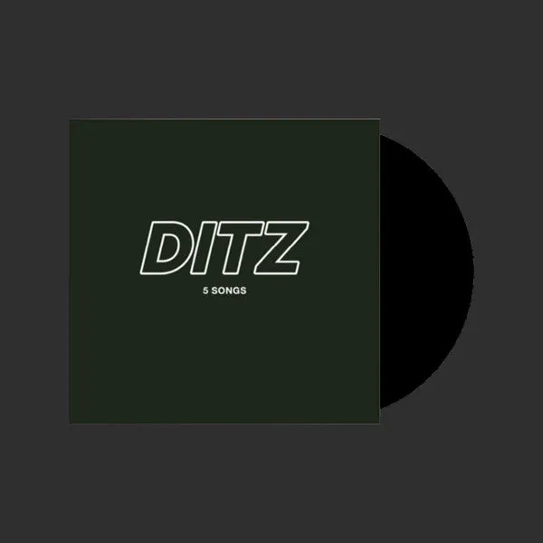 DITZ 5 Songs 12" EP brukt vinyl noise