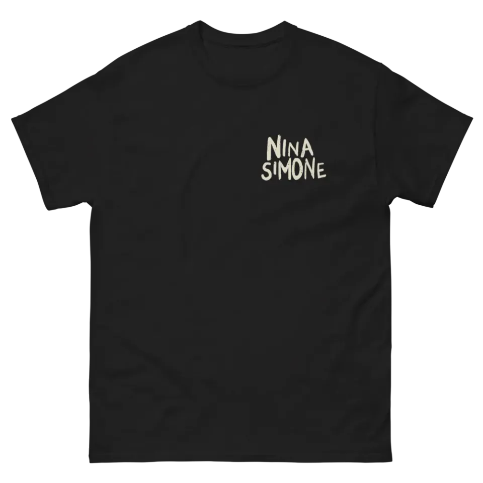 Verve Nina Simone Mississippi Goddamn t-skjorte svart bomull