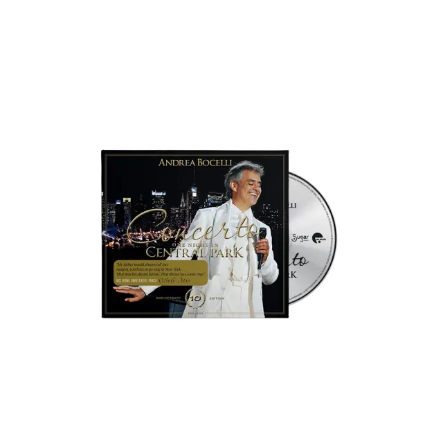 Verve Andrea Bocelli Concerto Central Park CD 10th