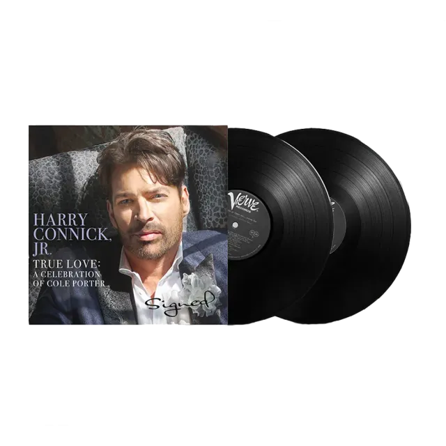 Harry Connick Jr True Love signert vinylplate LP