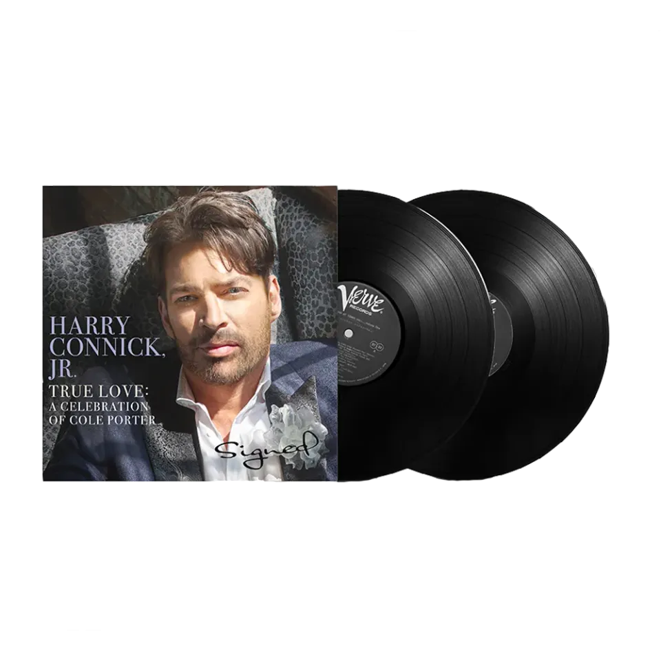 Harry Connick Jr True Love signert vinylplate LP