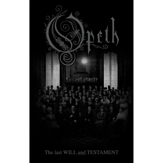 Opeth The Last Will And Testament tekstilposter offisiell