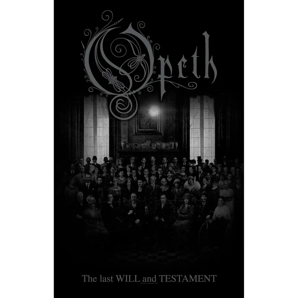 Opeth The Last Will And Testament tekstilposter offisiell