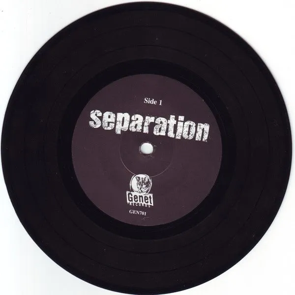 Separation / Serene Separation / Serene 7" vinyl EP brukt hardcore