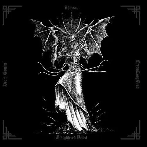 Death Courier Slaughtered Priest split 7"EP death metal