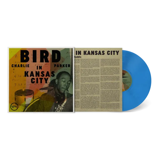 Verve Charlie Parker Bird In Kansas City Sky Blue LP farget vinyl