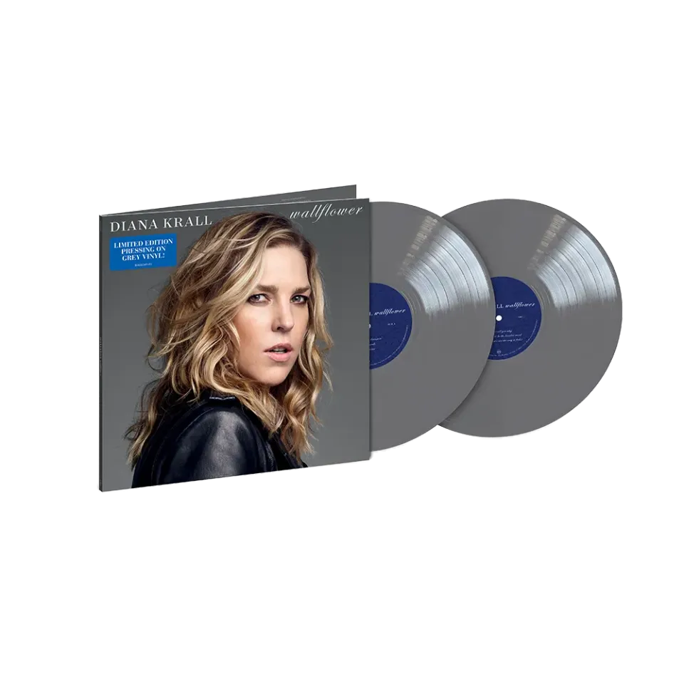Verve Acoustic Sounds Diana Krall Wallflower grå 2LP farget vinyl