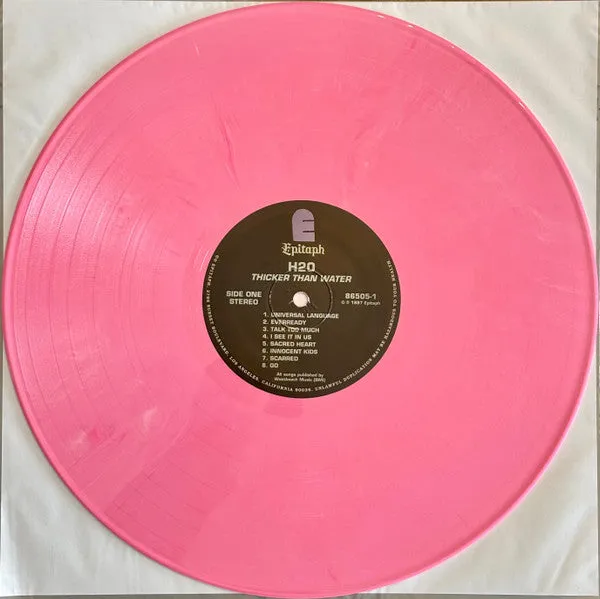 H2O Thicker Than Water vinylplate brukt 1997 Epitaph
