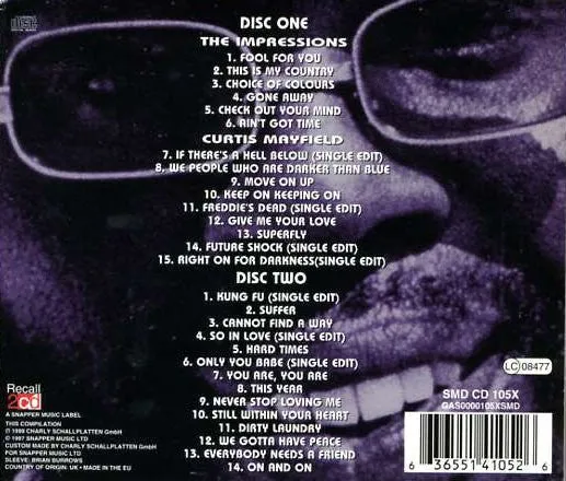 Curtis Mayfield The Ultimate Curtis Mayfield 2CD brukt