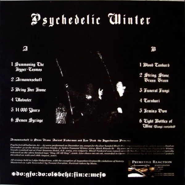 Armanenschaft Psychedelic Winter LP vinyl brukt